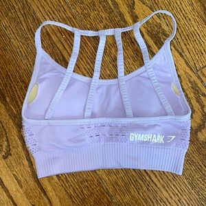 strapped back sports bra